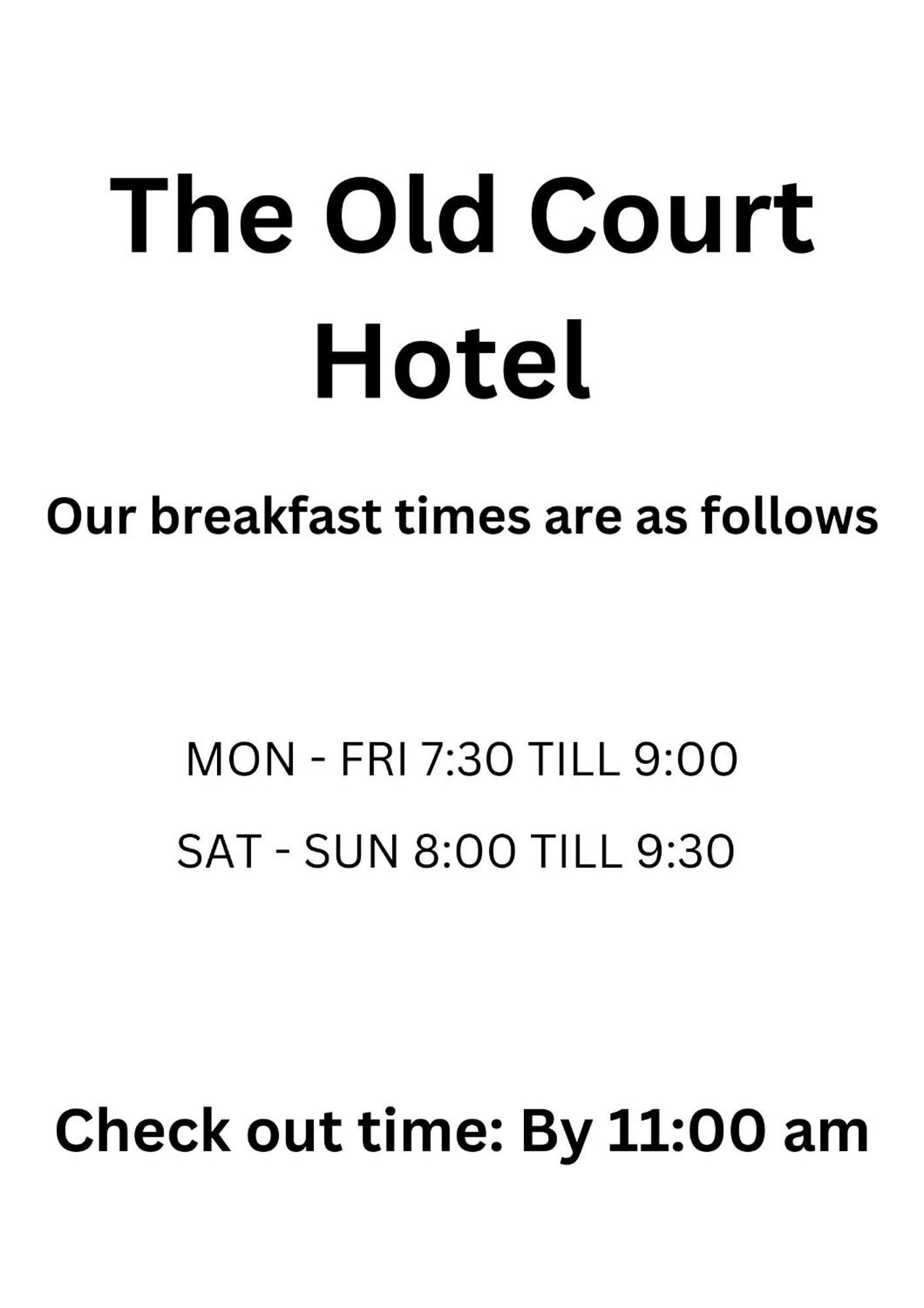 The Old Court Hotel Witney Exteriér fotografie